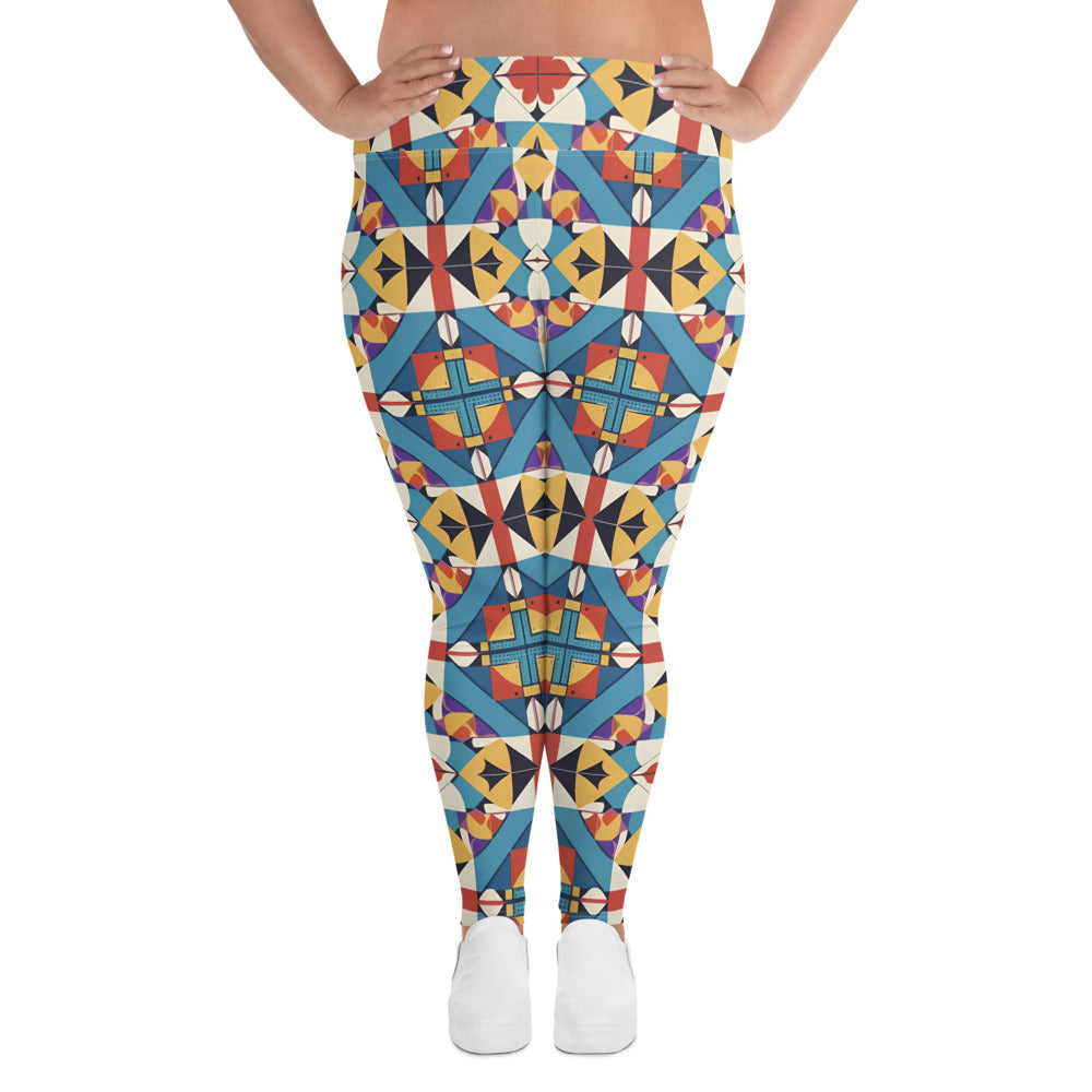 All-Over Print Plus Size Leggings