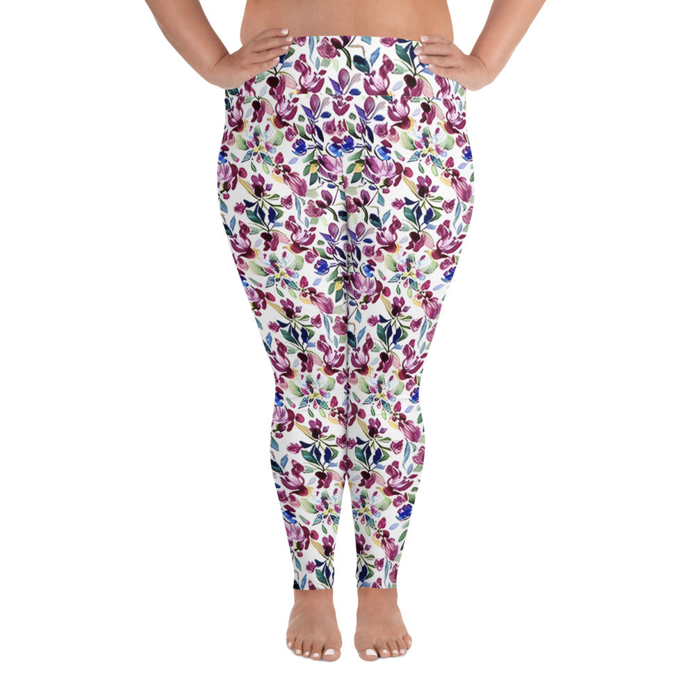 All-Over Print Plus Size Leggings