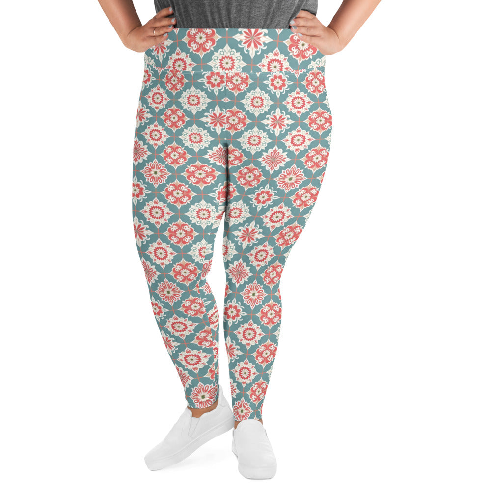 All-Over Print Plus Size Leggings