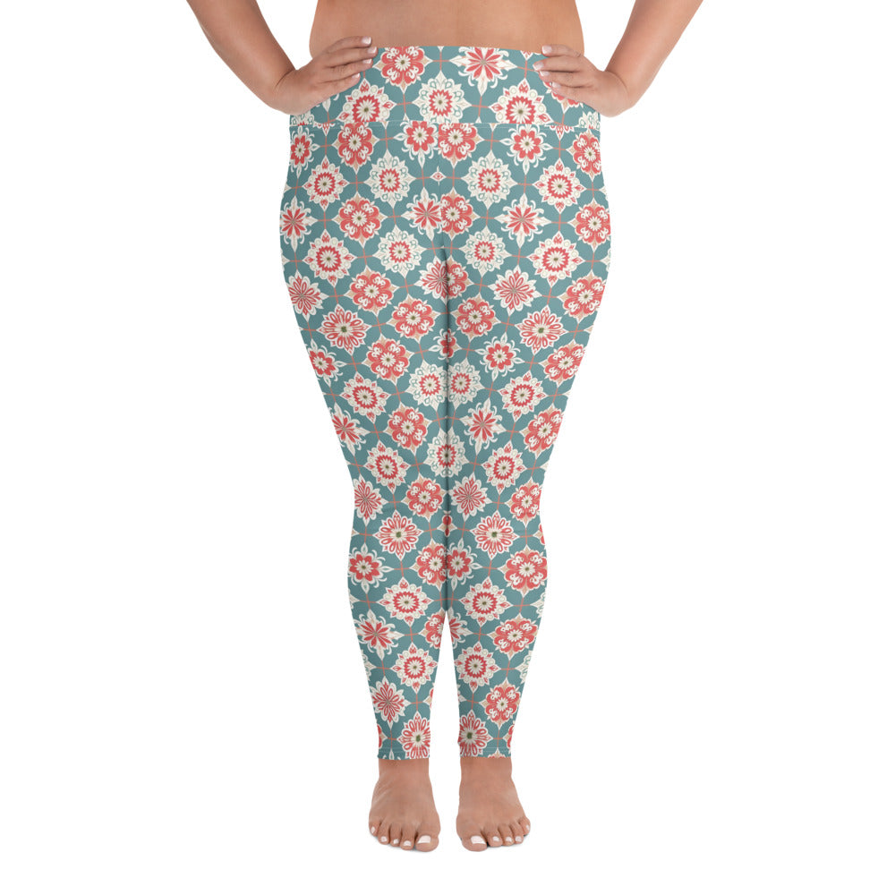 All-Over Print Plus Size Leggings