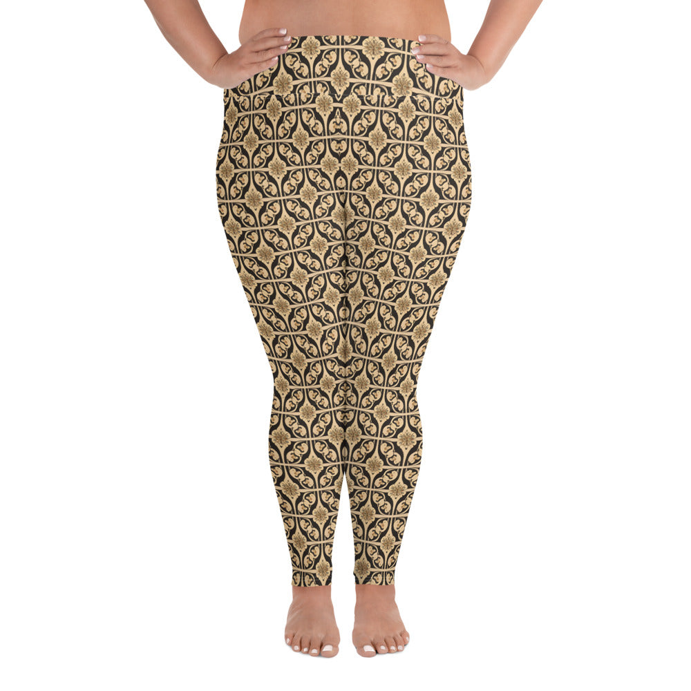 All-Over Print Plus Size Leggings