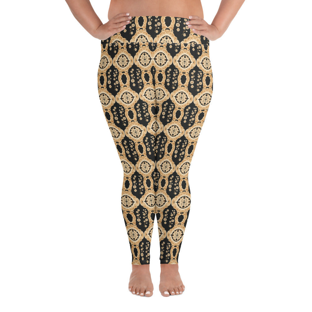 All-Over Print Plus Size Leggings