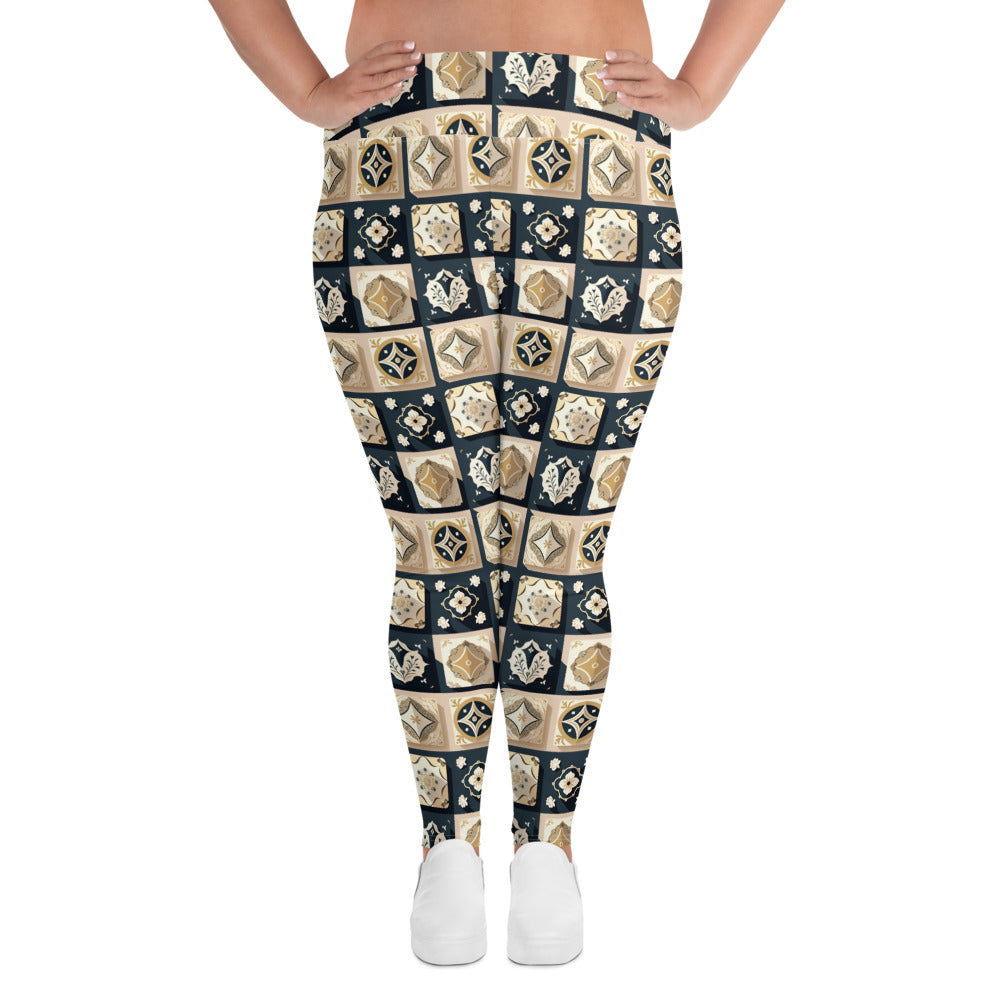 All-Over Print Plus Size Leggings