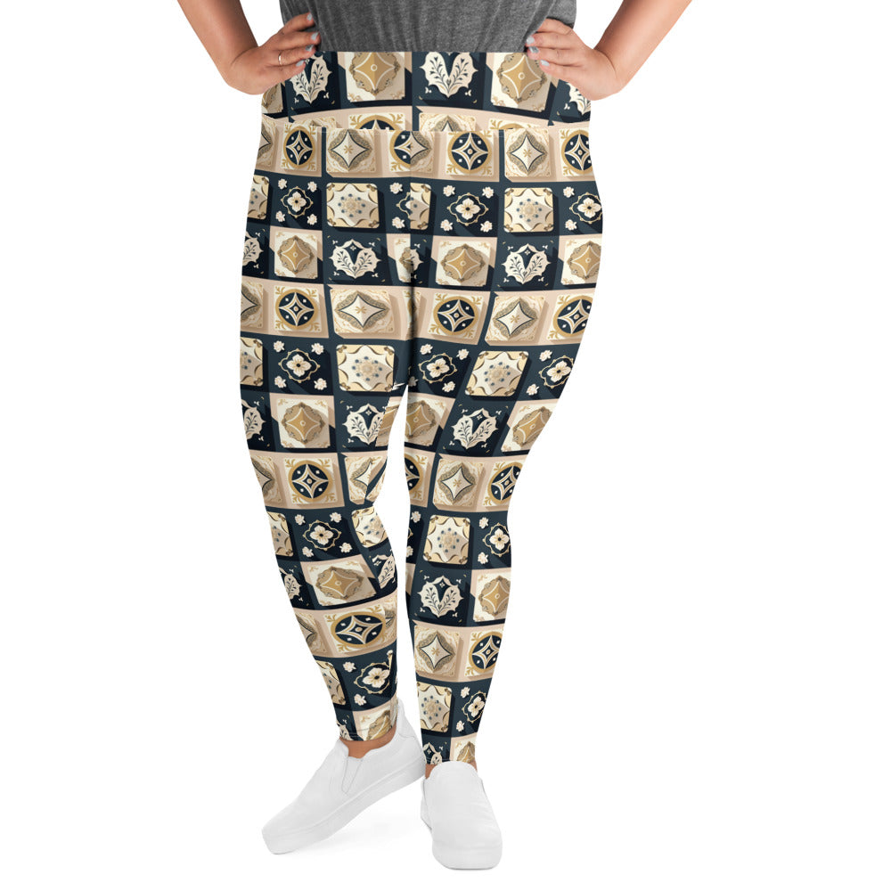 All-Over Print Plus Size Leggings