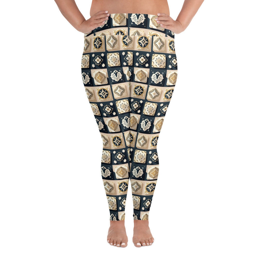 All-Over Print Plus Size Leggings