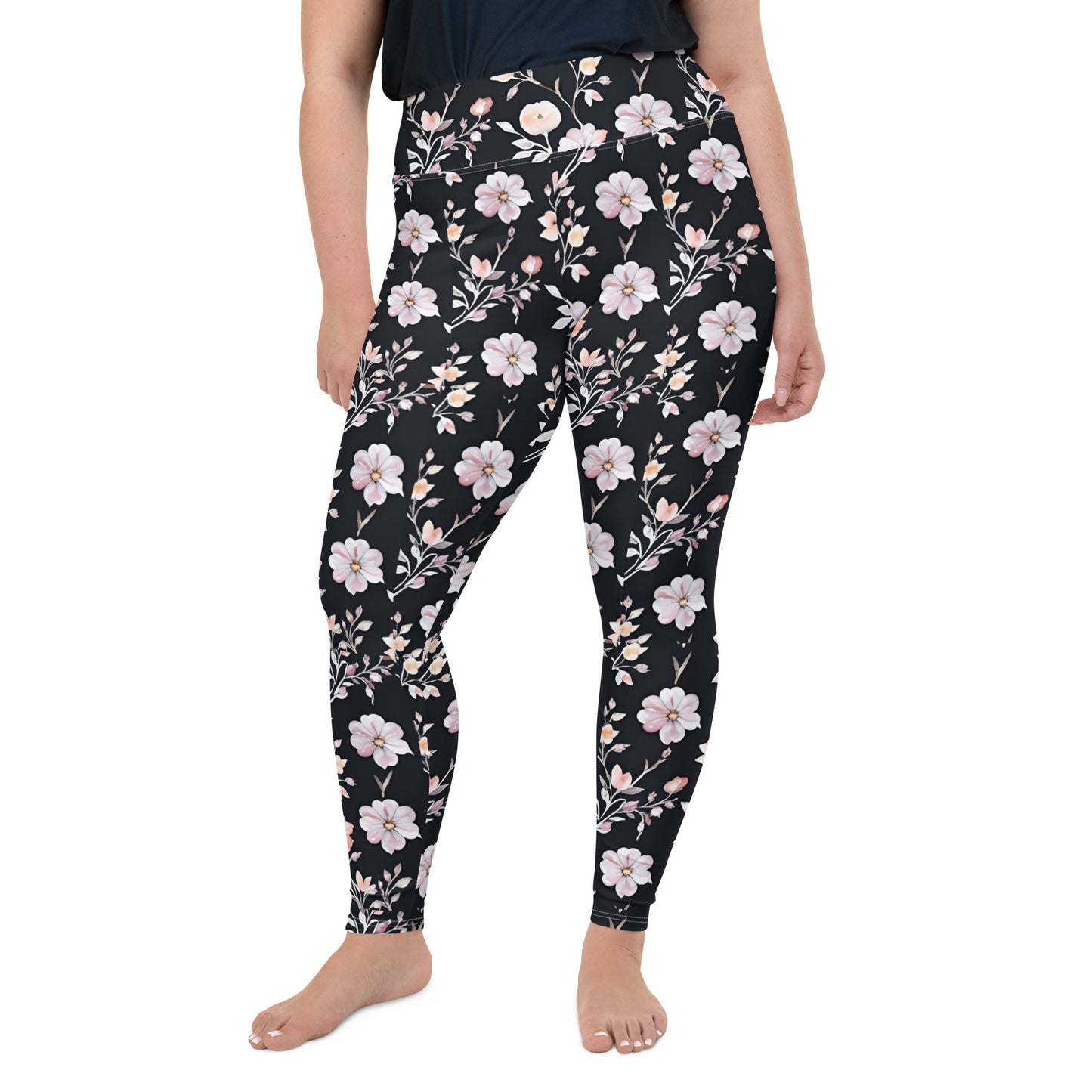 All-Over Print Plus Size Leggings