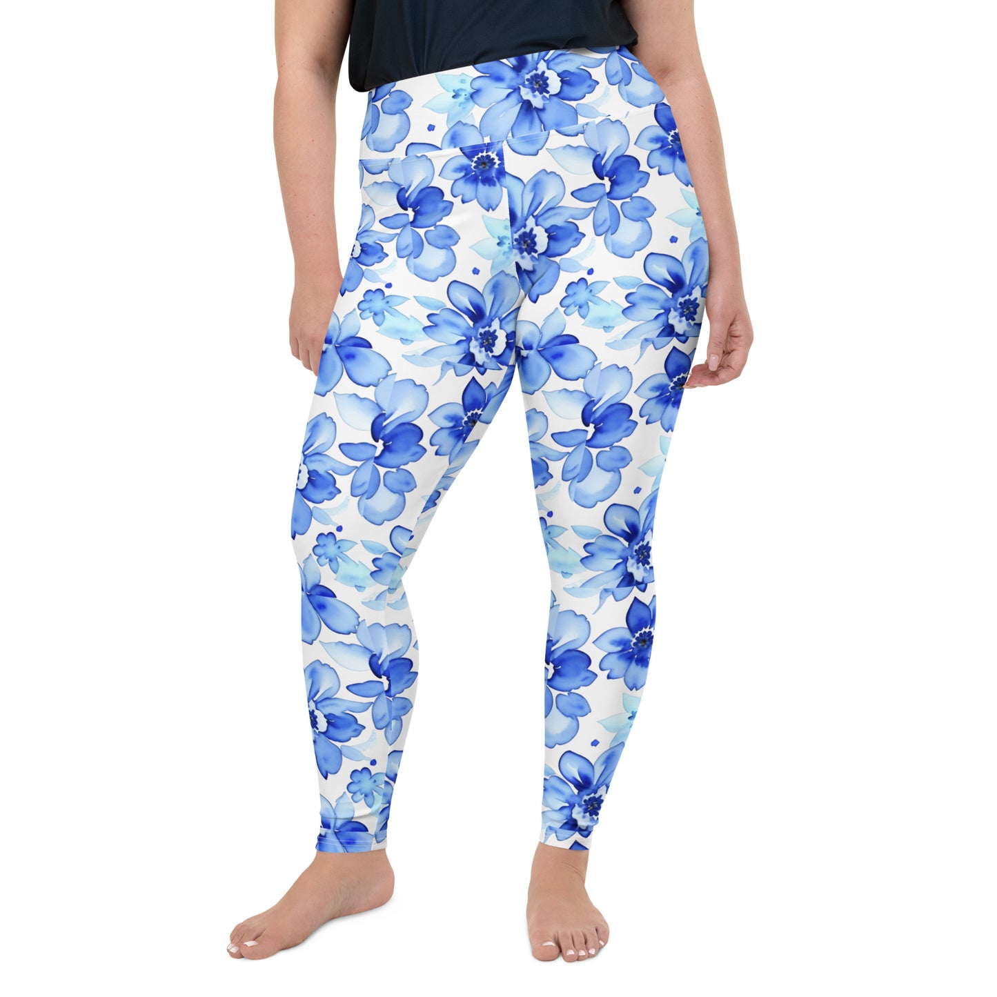 All-Over Print Plus Size Leggings