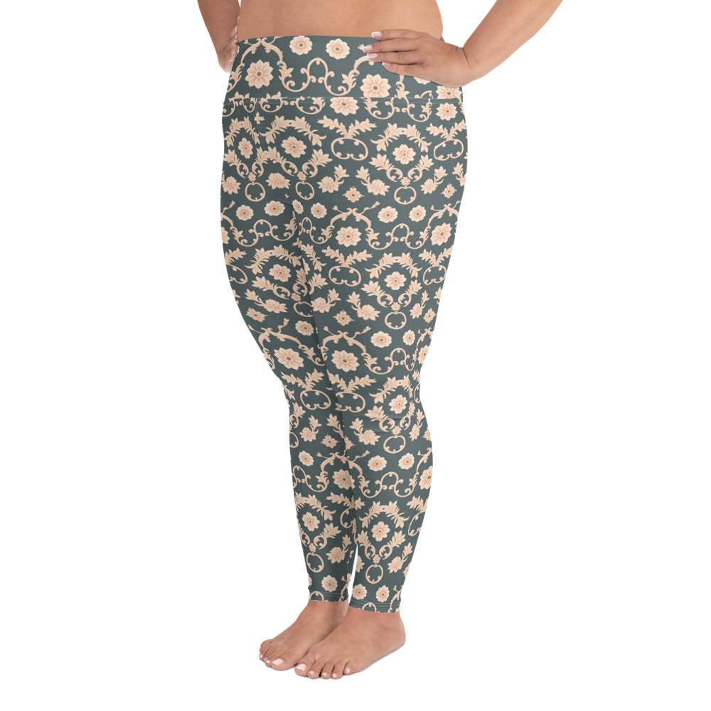 All-Over Print Plus Size Leggings