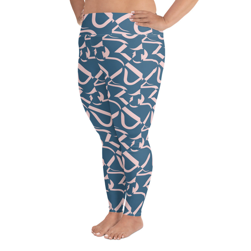 All-Over Print Plus Size Leggings