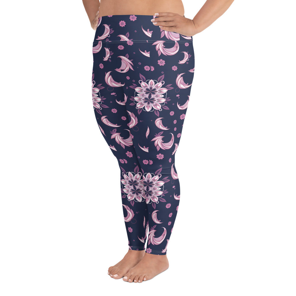 All-Over Print Plus Size Leggings