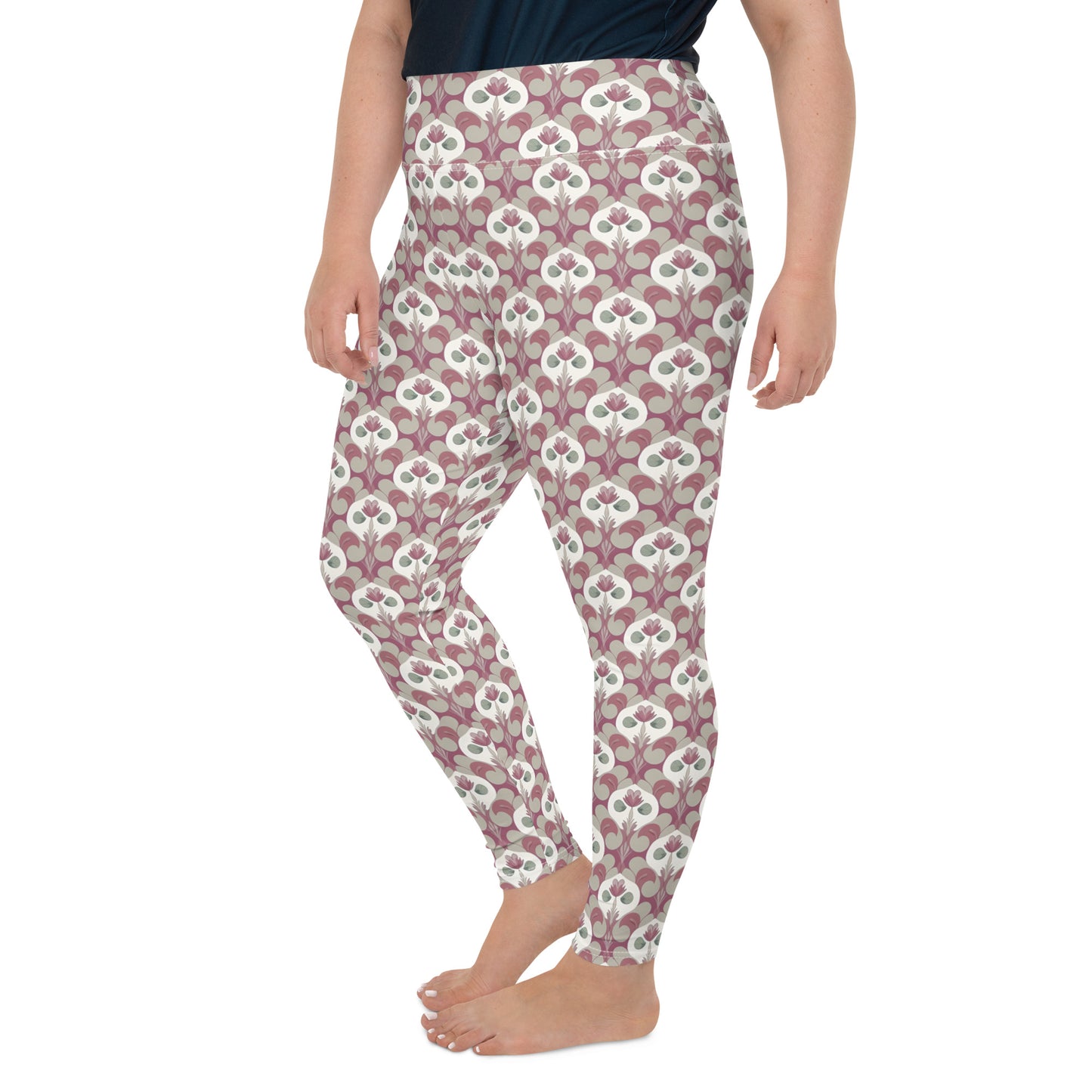 All-Over Print Plus Size Leggings