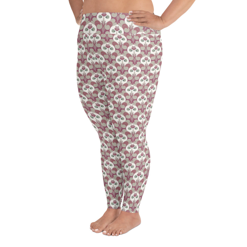 All-Over Print Plus Size Leggings