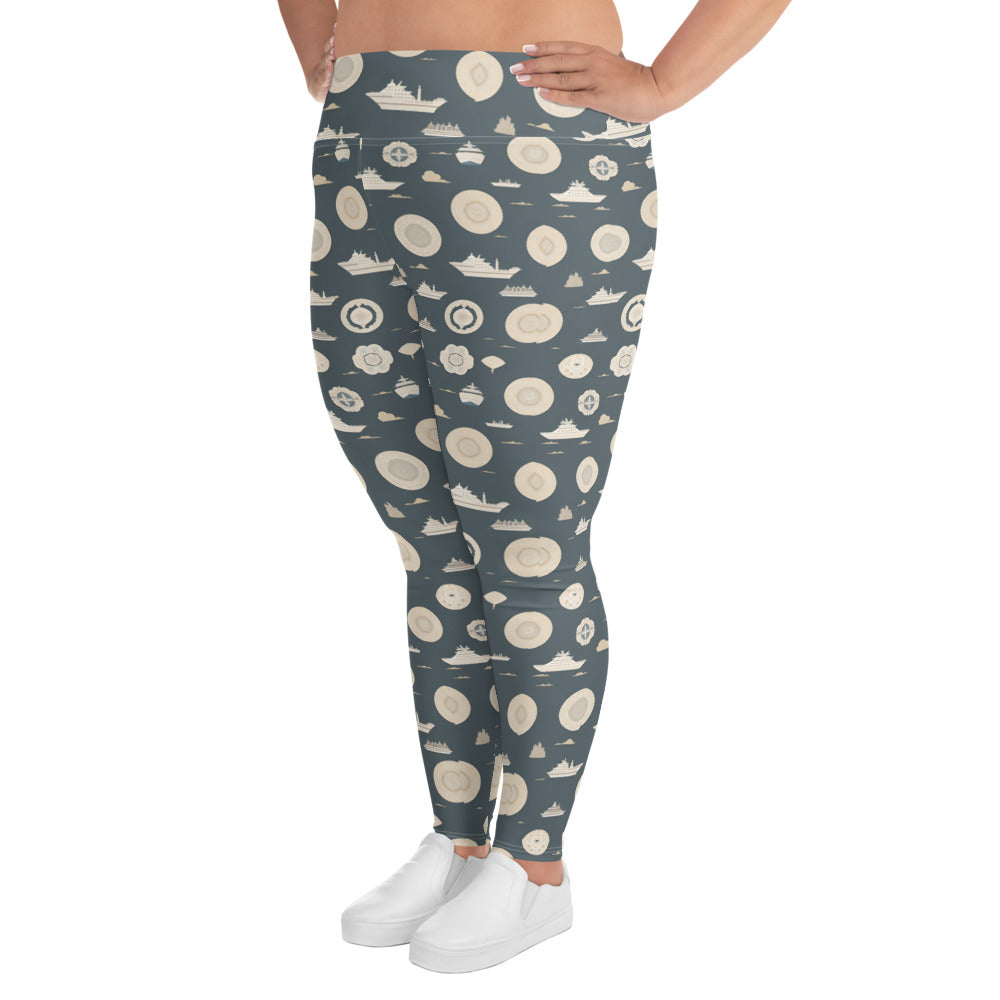 All-Over Print Plus Size Leggings