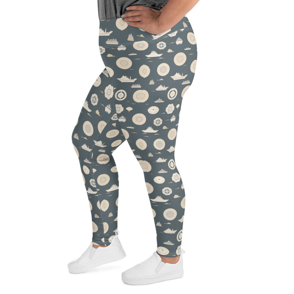 All-Over Print Plus Size Leggings