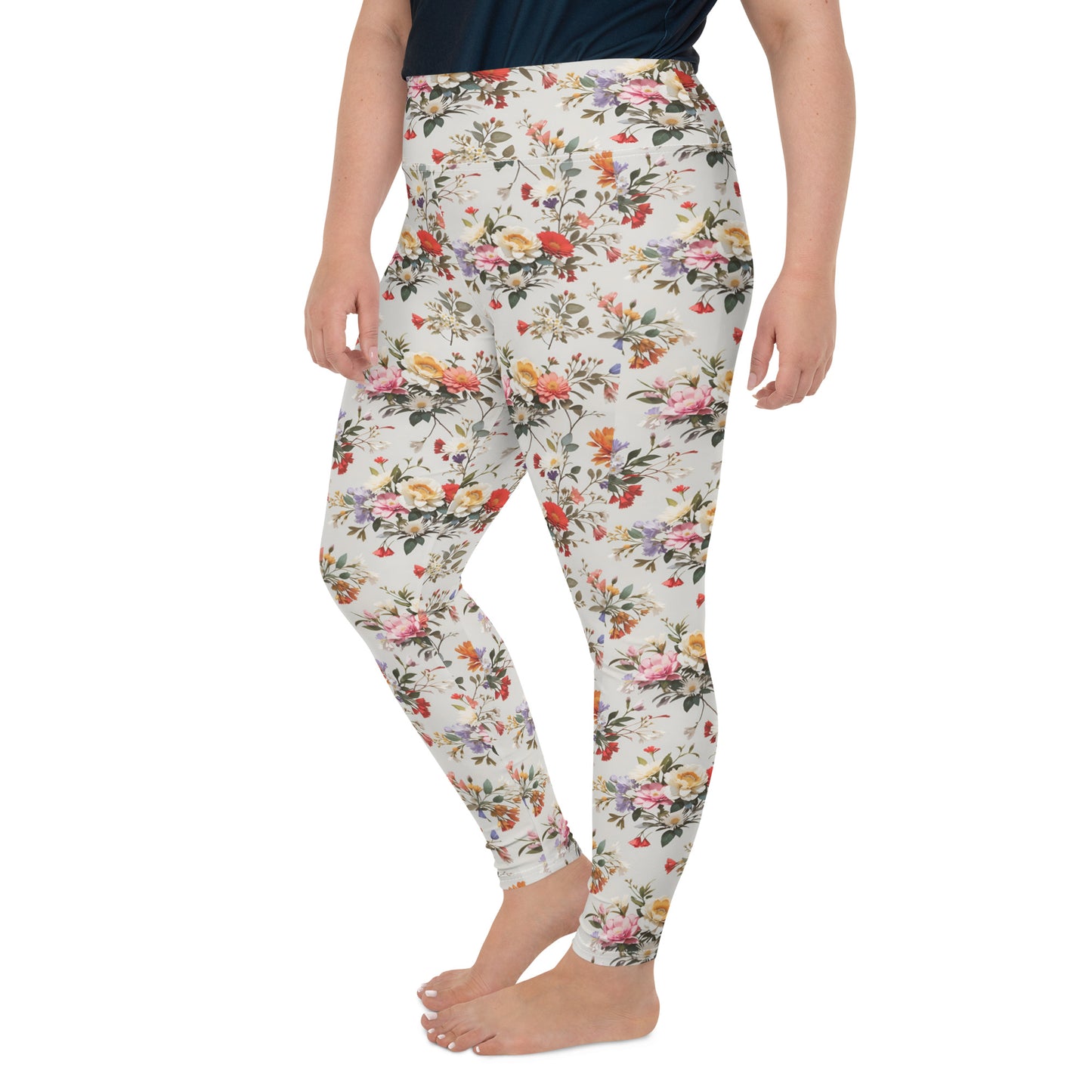 All-Over Print Plus Size Leggings