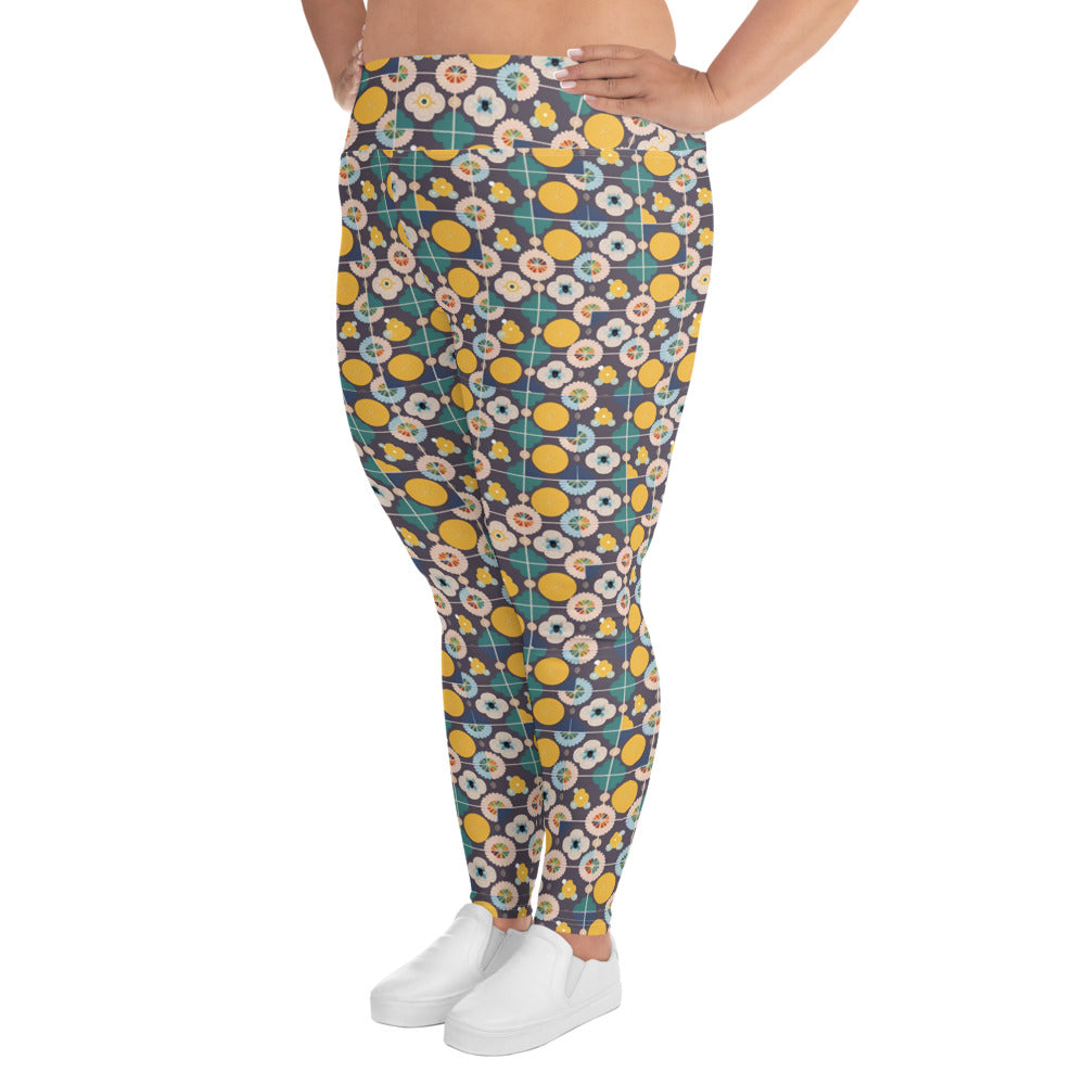 All-Over Print Plus Size Leggings