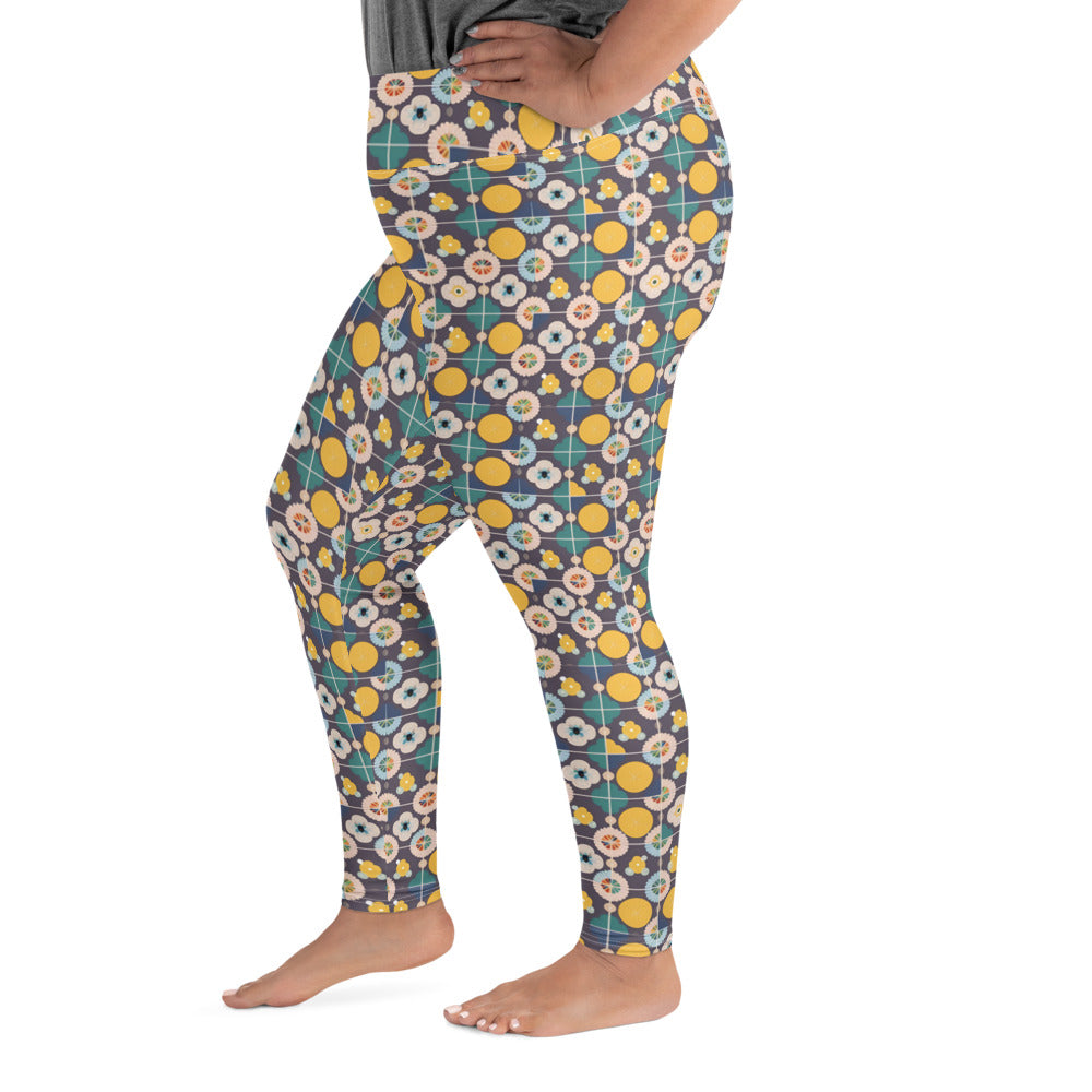 All-Over Print Plus Size Leggings