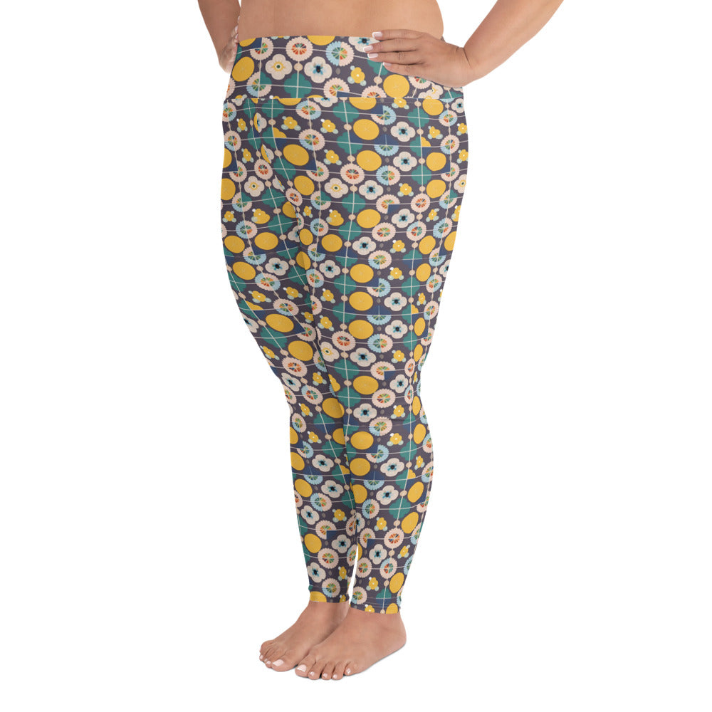 All-Over Print Plus Size Leggings