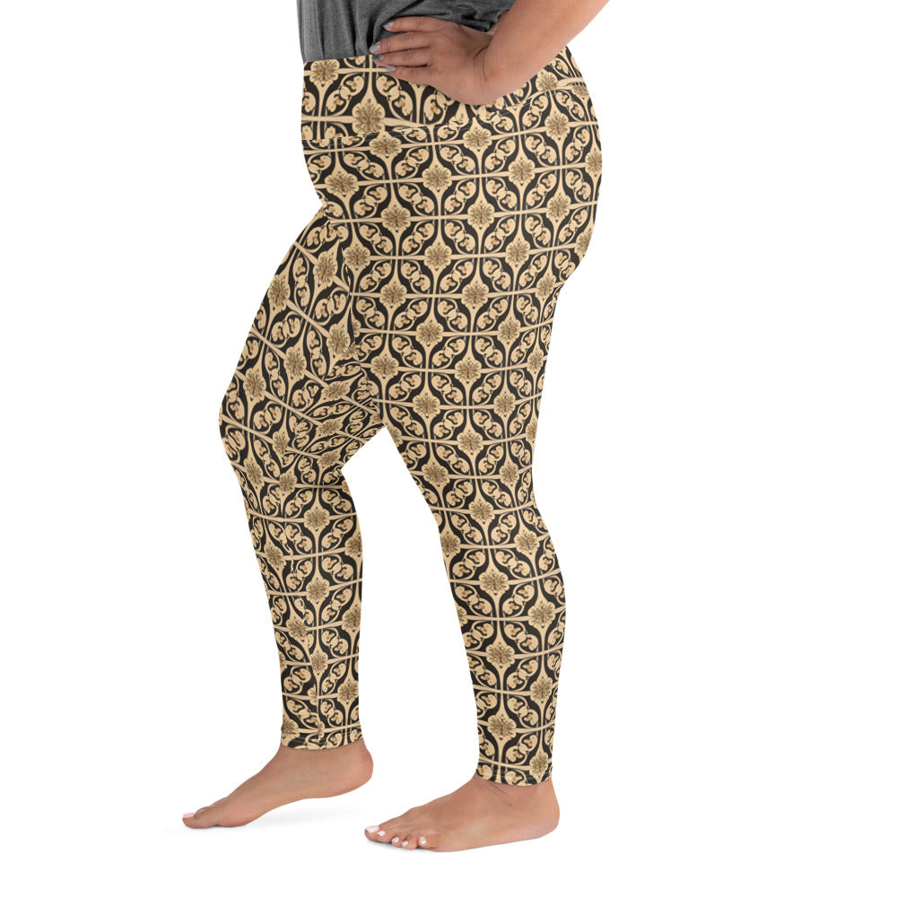 All-Over Print Plus Size Leggings