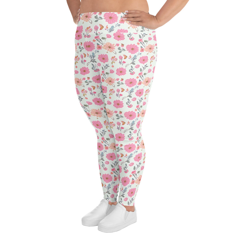 All-Over Print Plus Size Leggings