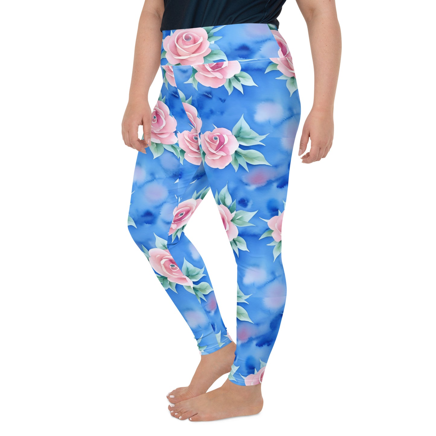 All-Over Print Plus Size Leggings