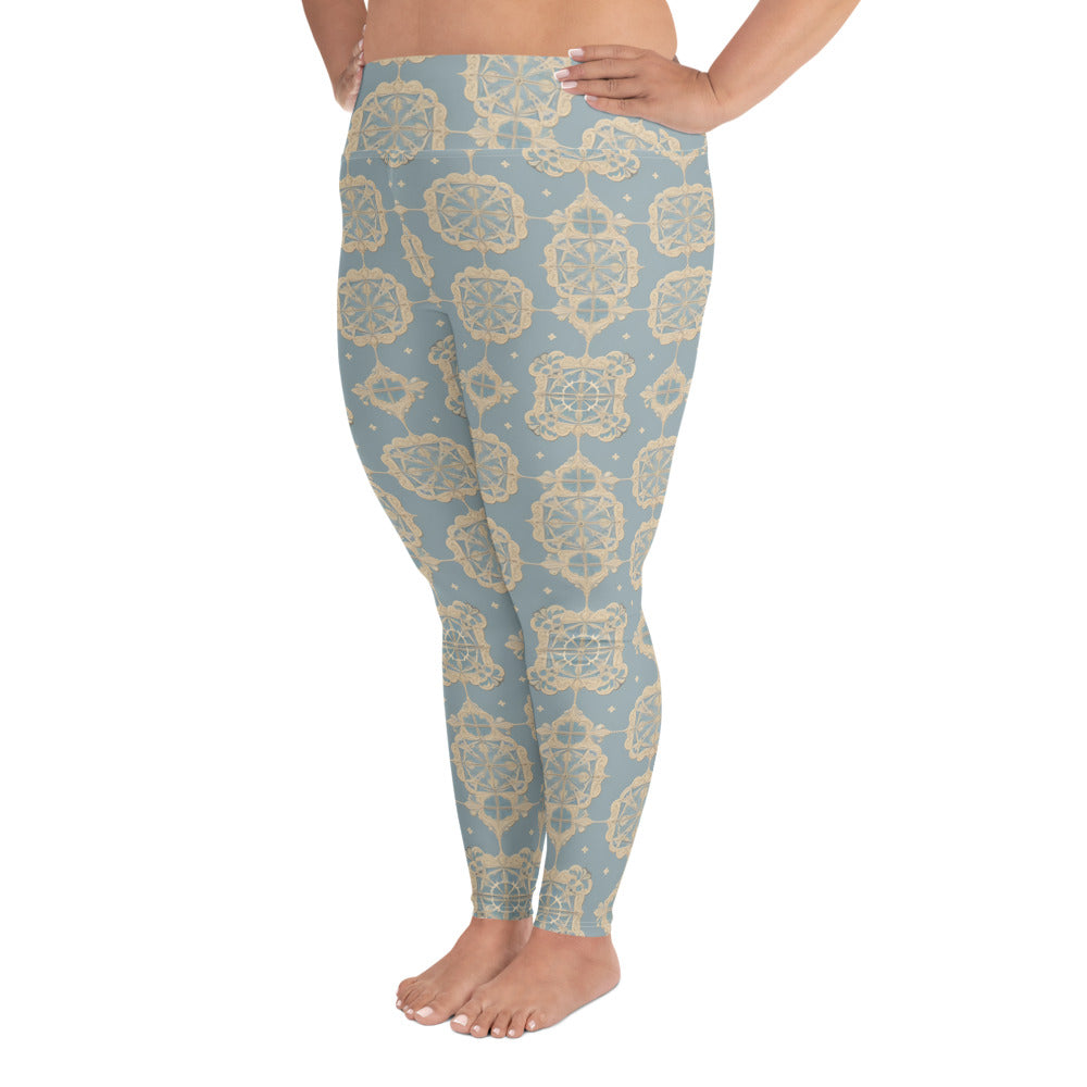 All-Over Print Plus Size Leggings