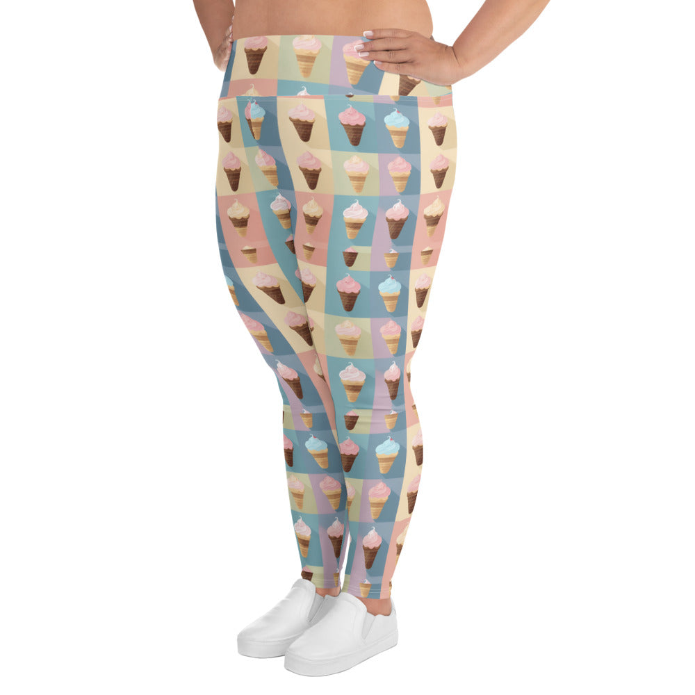 All-Over Print Plus Size Leggings