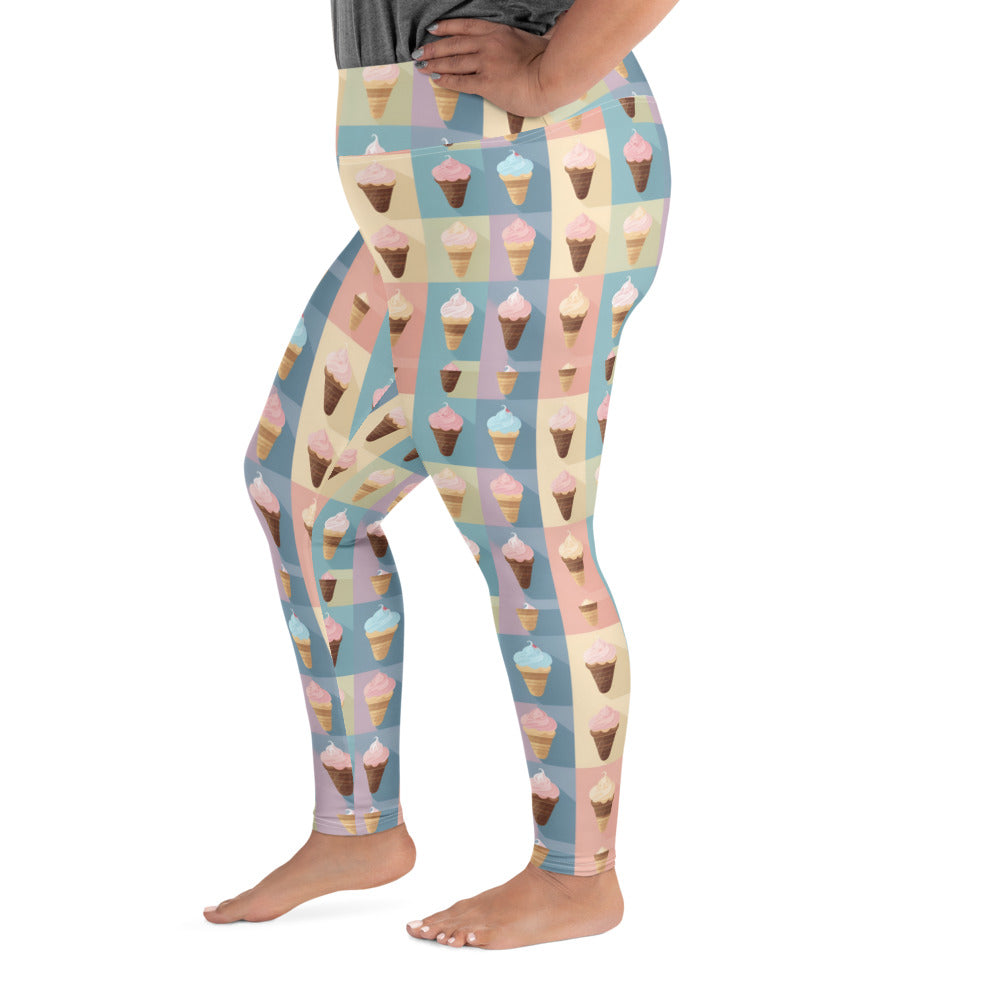 All-Over Print Plus Size Leggings