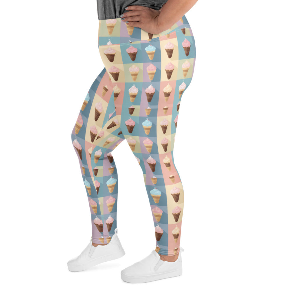 All-Over Print Plus Size Leggings