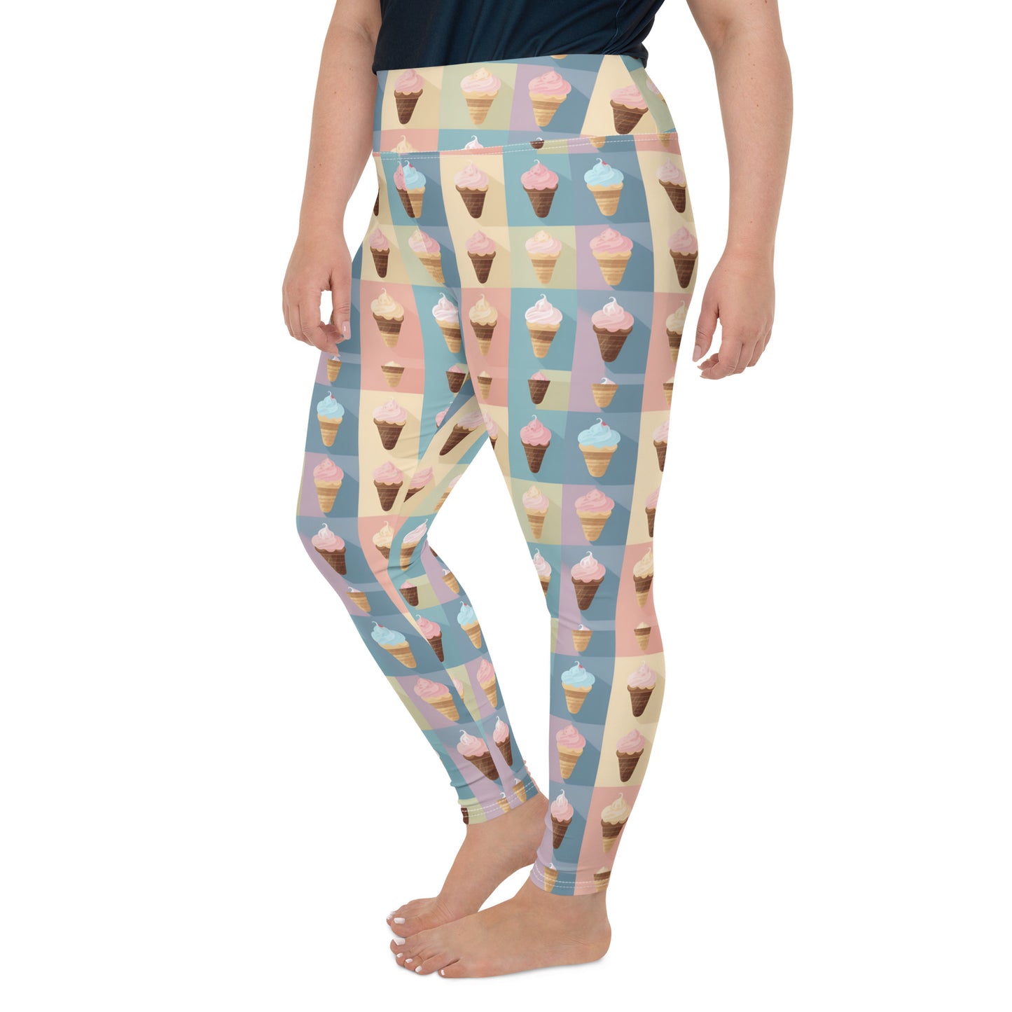 All-Over Print Plus Size Leggings