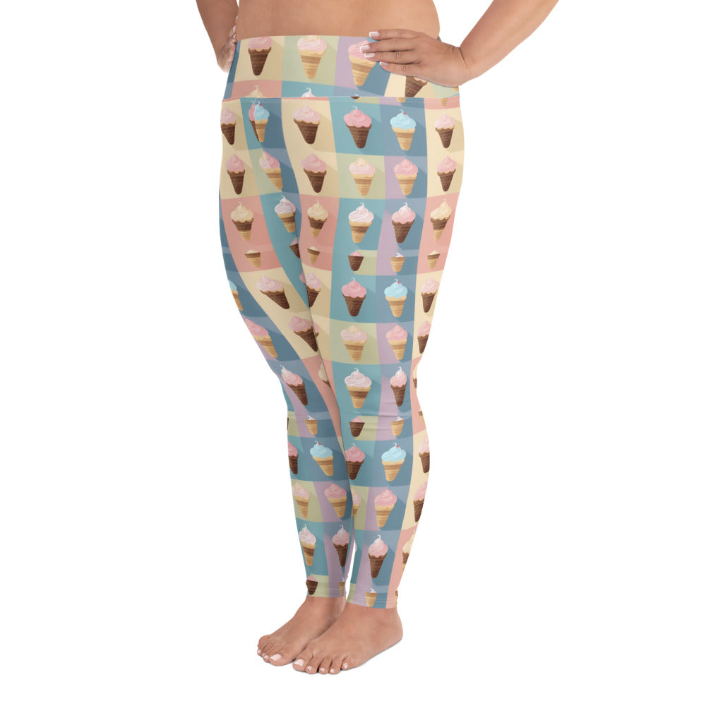 All-Over Print Plus Size Leggings