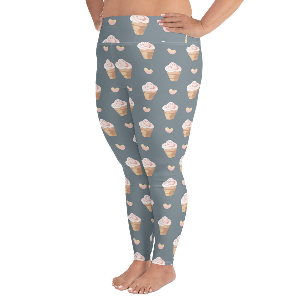 All-Over Print Plus Size Leggings