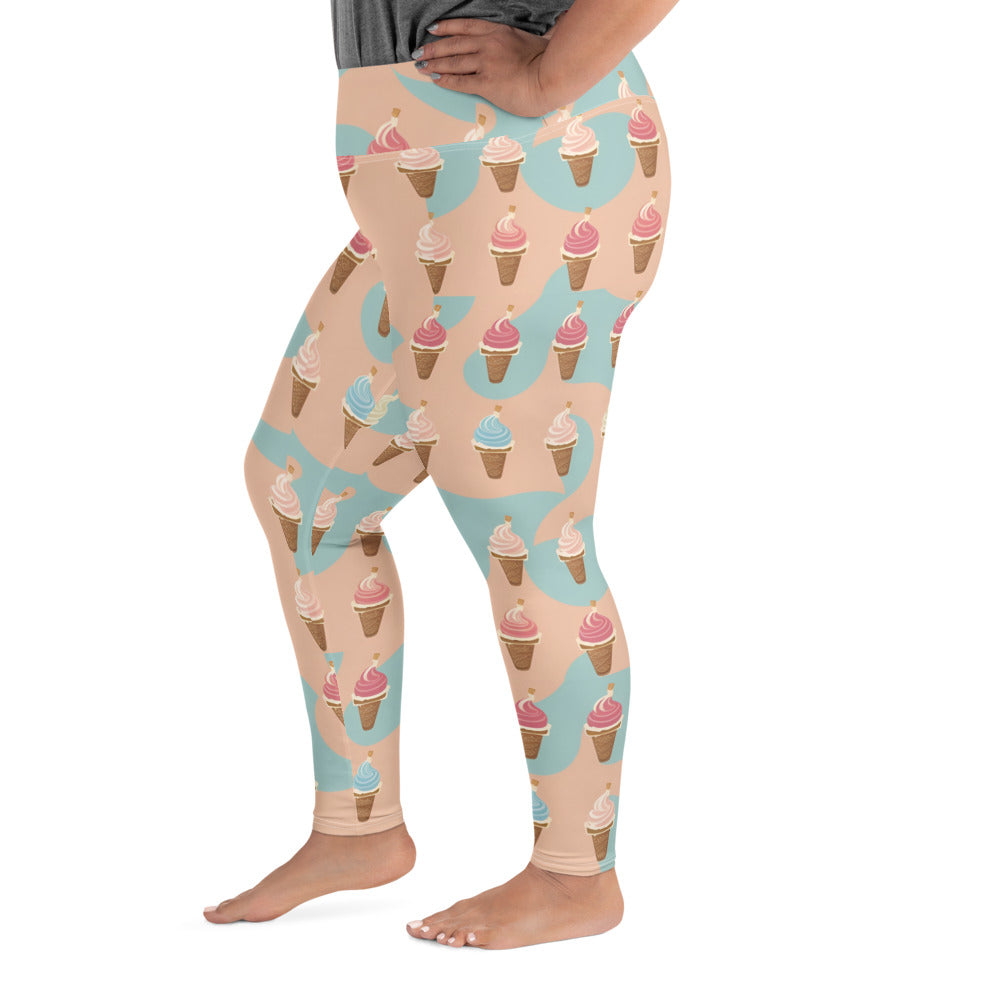 All-Over Print Plus Size Leggings