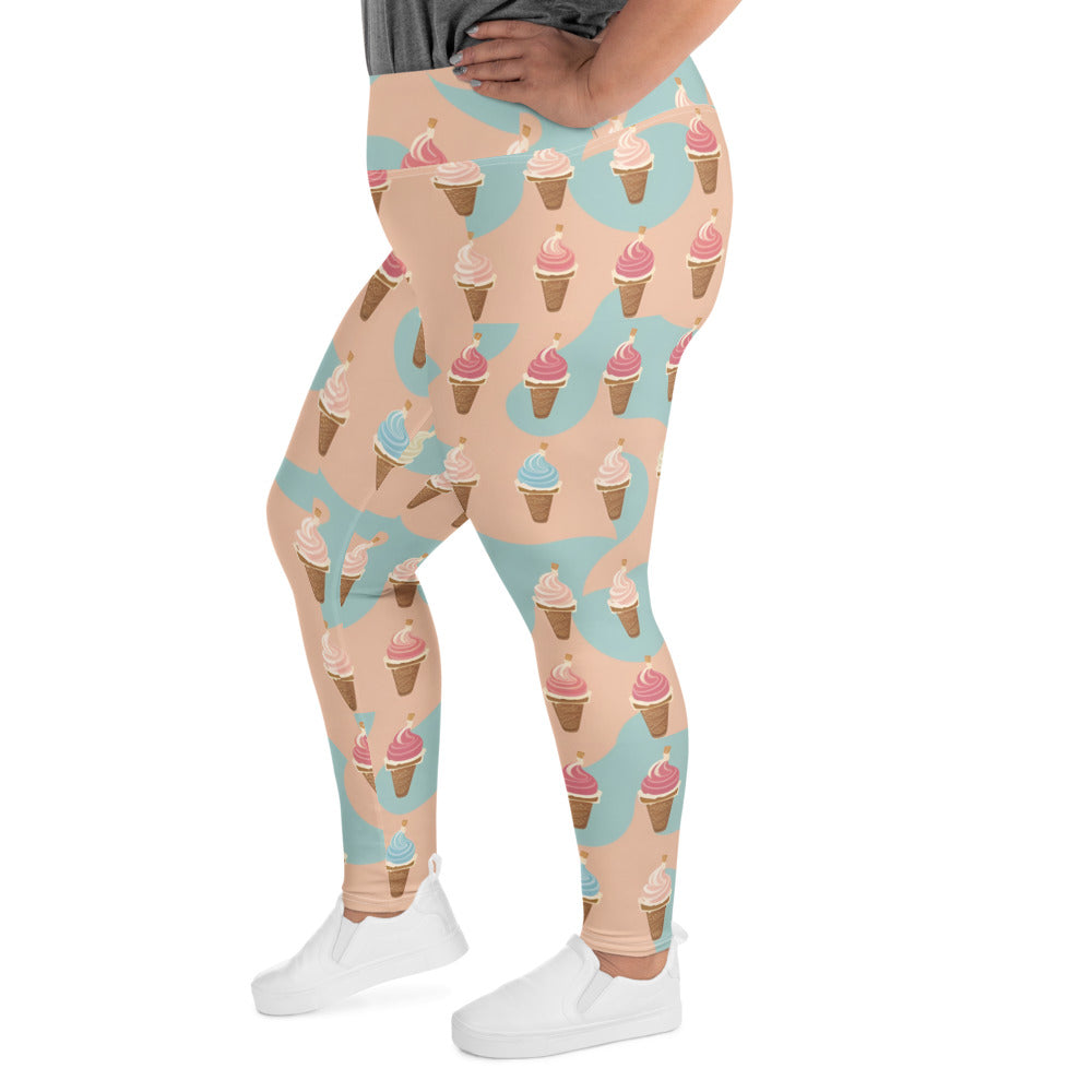 All-Over Print Plus Size Leggings