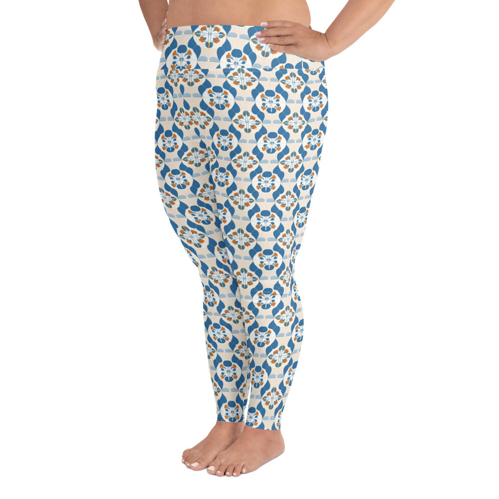 All-Over Print Plus Size Leggings