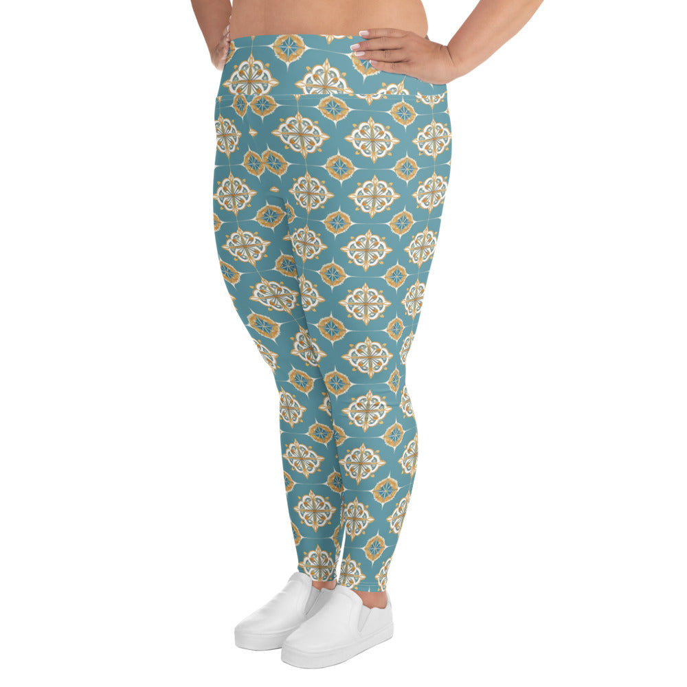 All-Over Print Plus Size Leggings