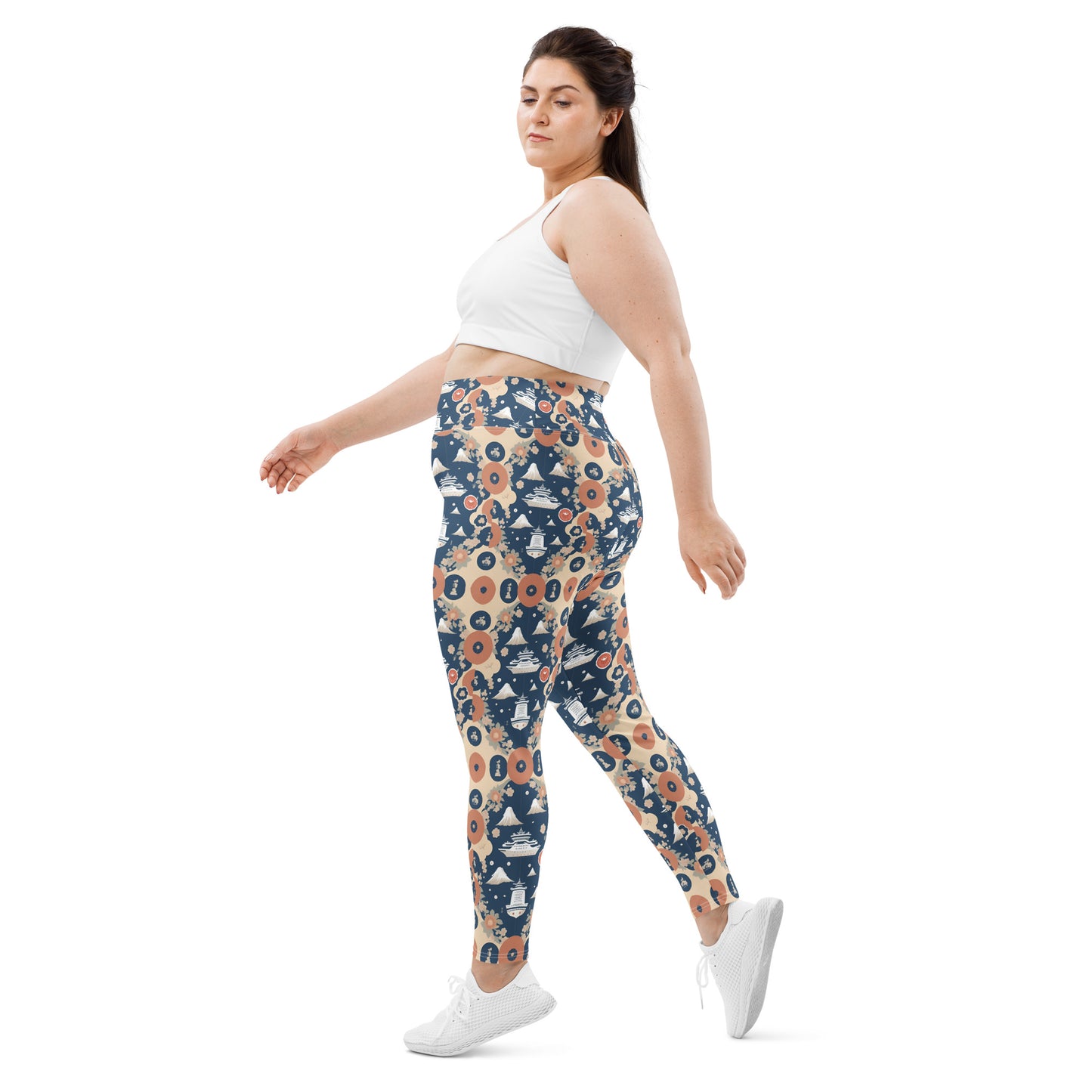 All-Over Print Plus Size Leggings