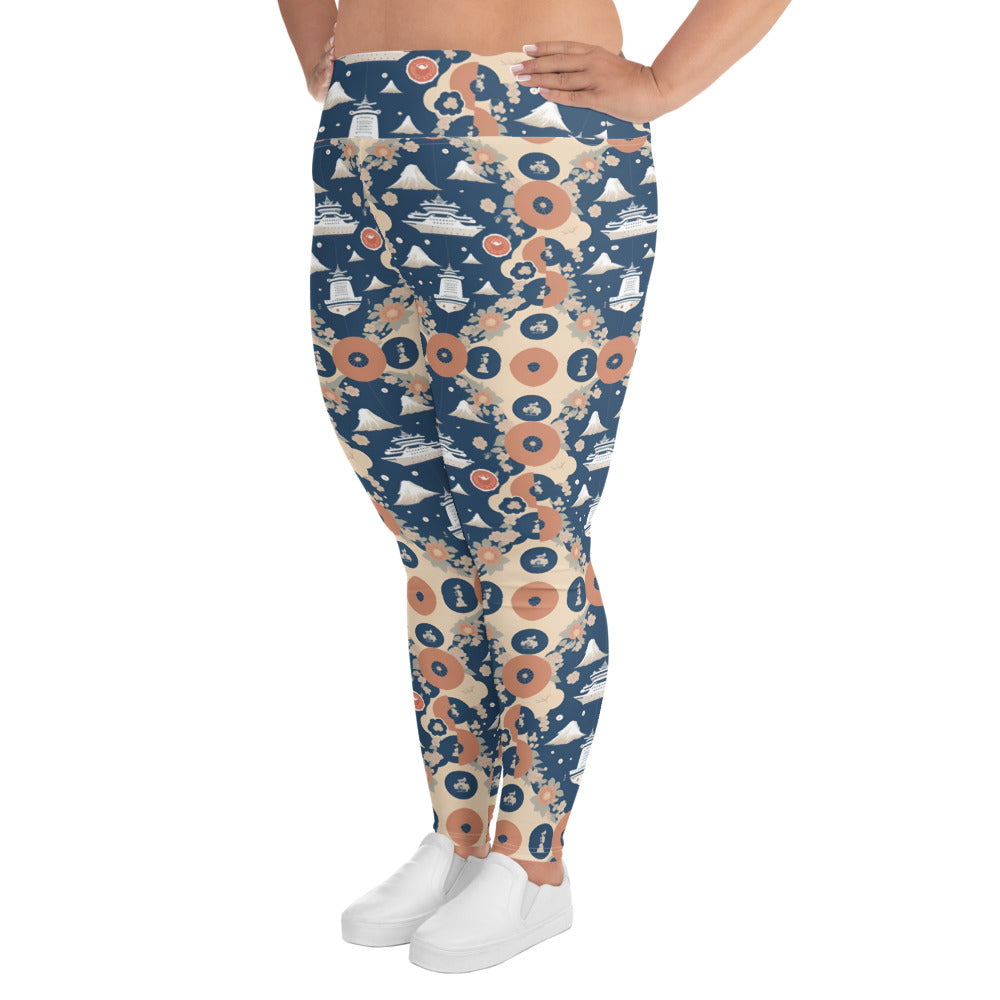 All-Over Print Plus Size Leggings