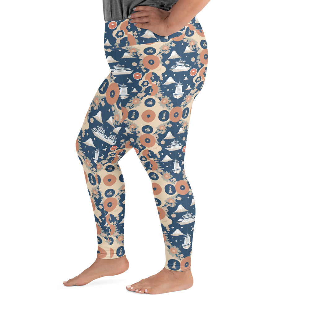 All-Over Print Plus Size Leggings