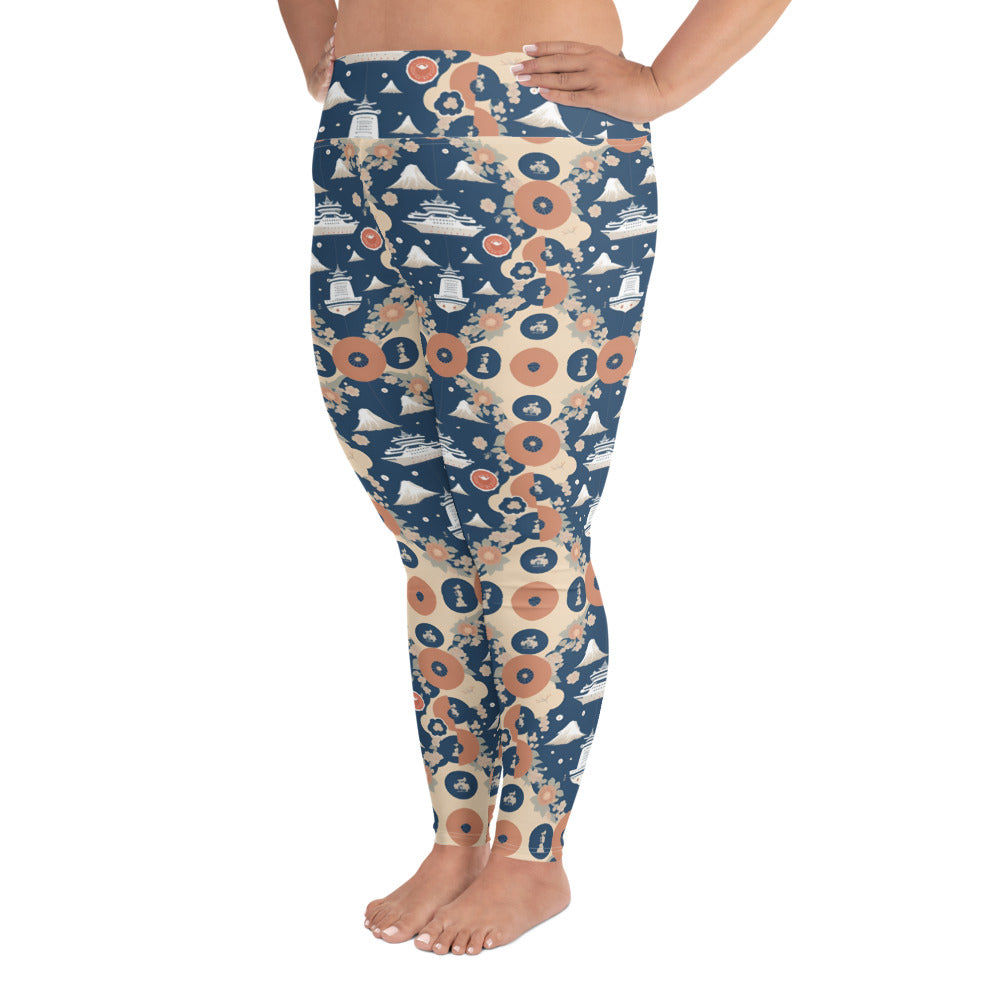 All-Over Print Plus Size Leggings