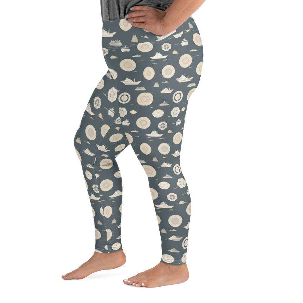 All-Over Print Plus Size Leggings