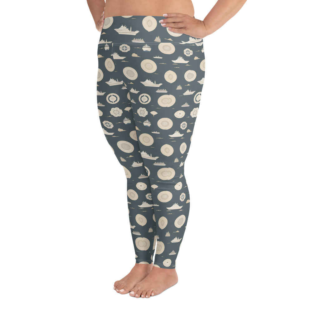 All-Over Print Plus Size Leggings