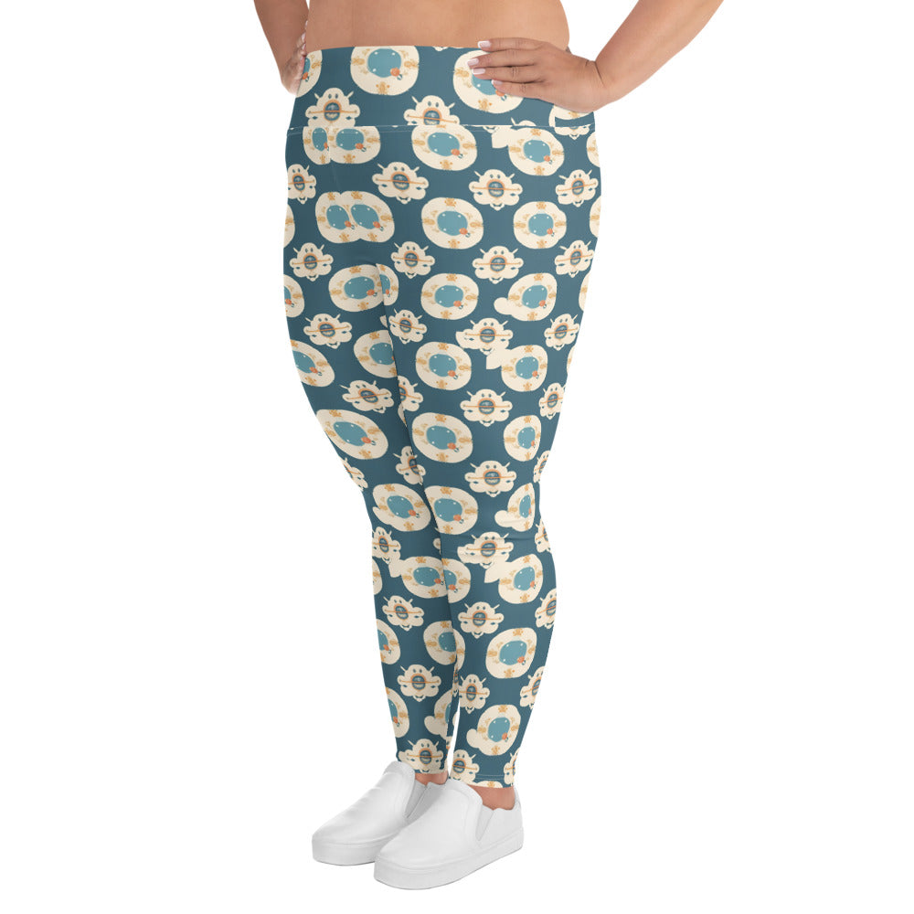 All-Over Print Plus Size Leggings