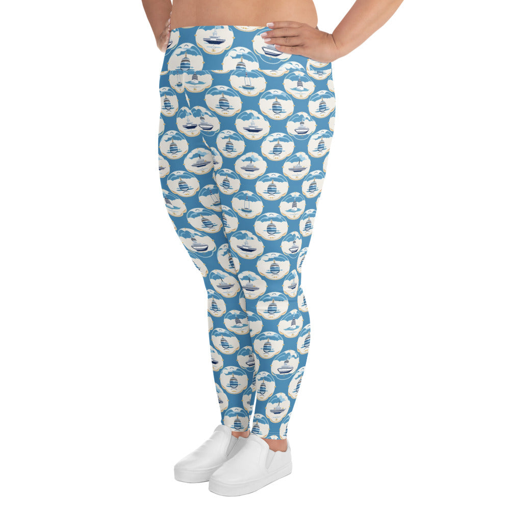 All-Over Print Plus Size Leggings