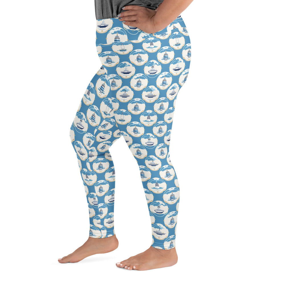 All-Over Print Plus Size Leggings