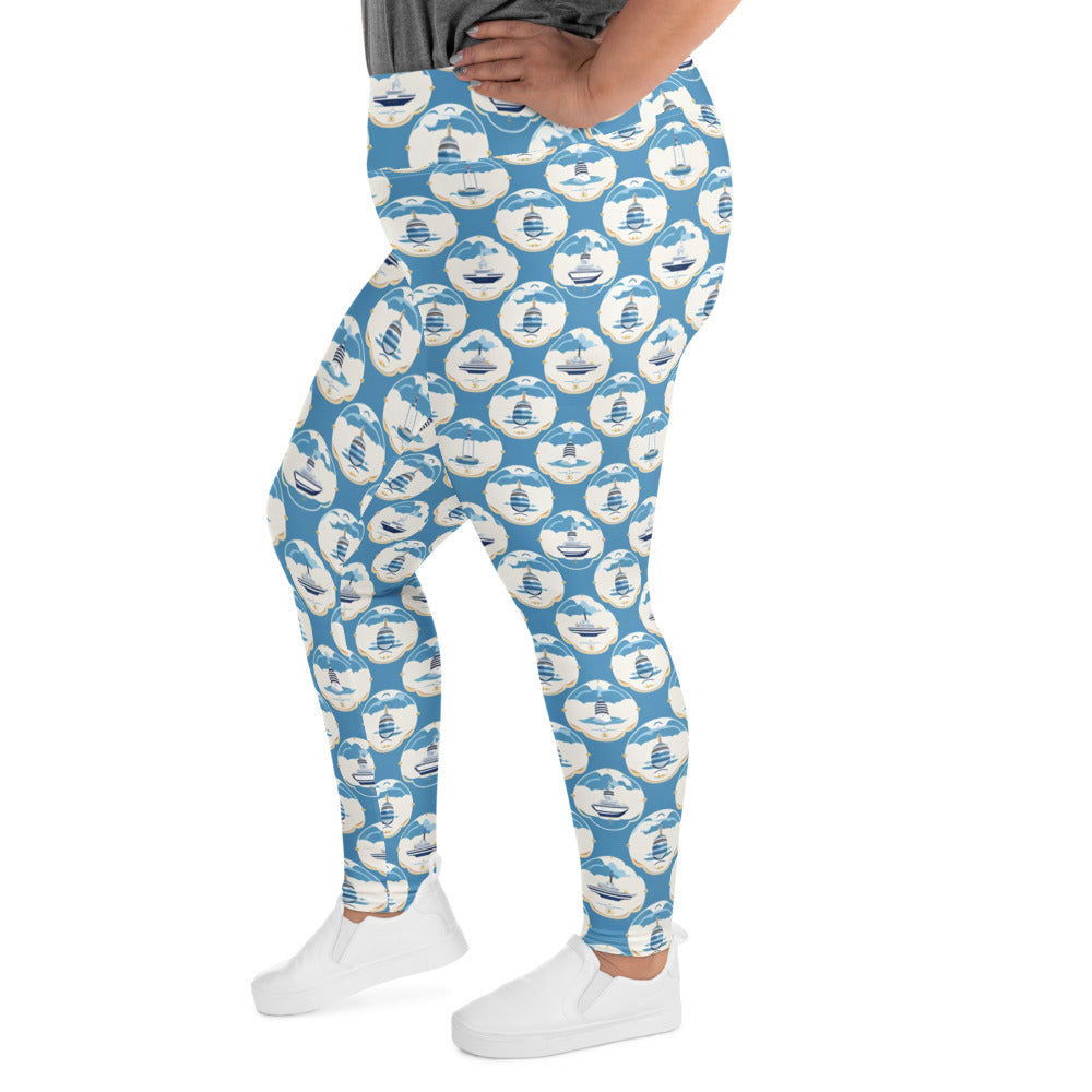 All-Over Print Plus Size Leggings