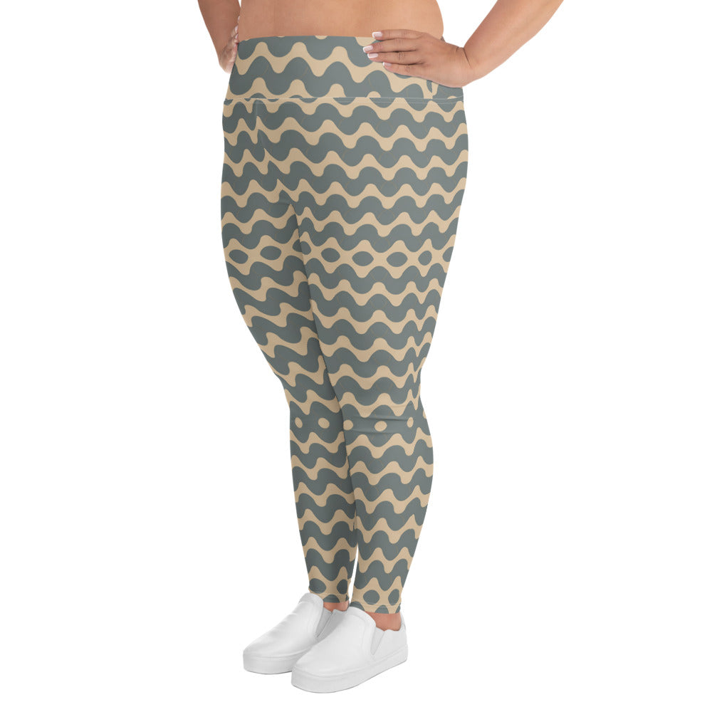 All-Over Print Plus Size Leggings