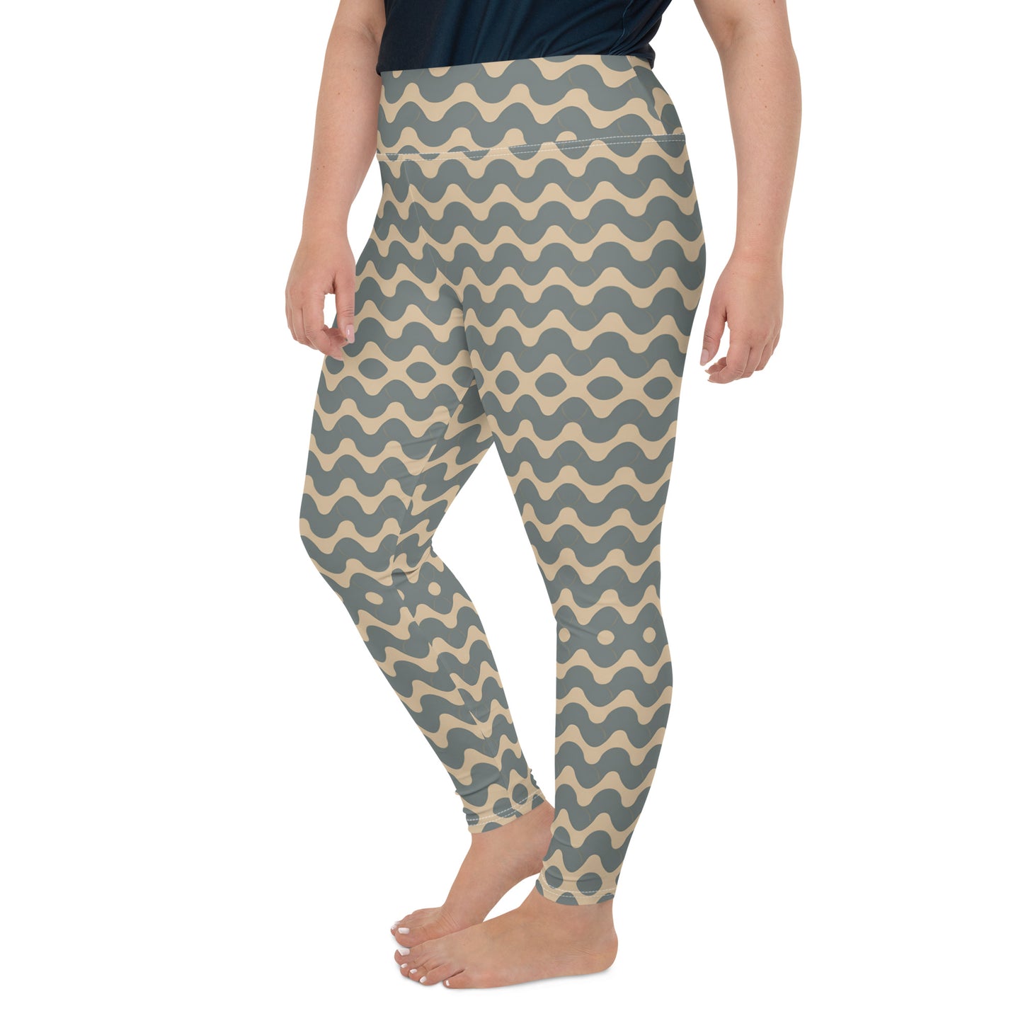 All-Over Print Plus Size Leggings