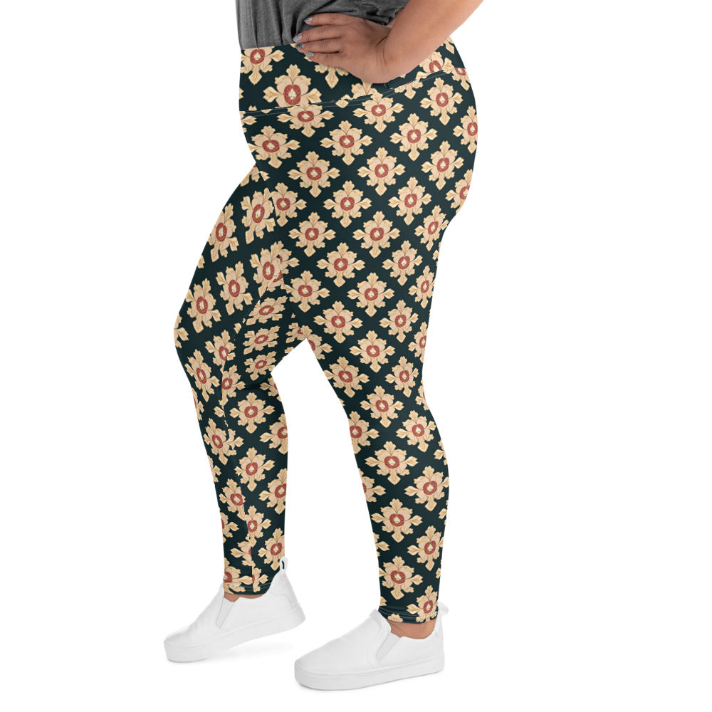 All-Over Print Plus Size Leggings