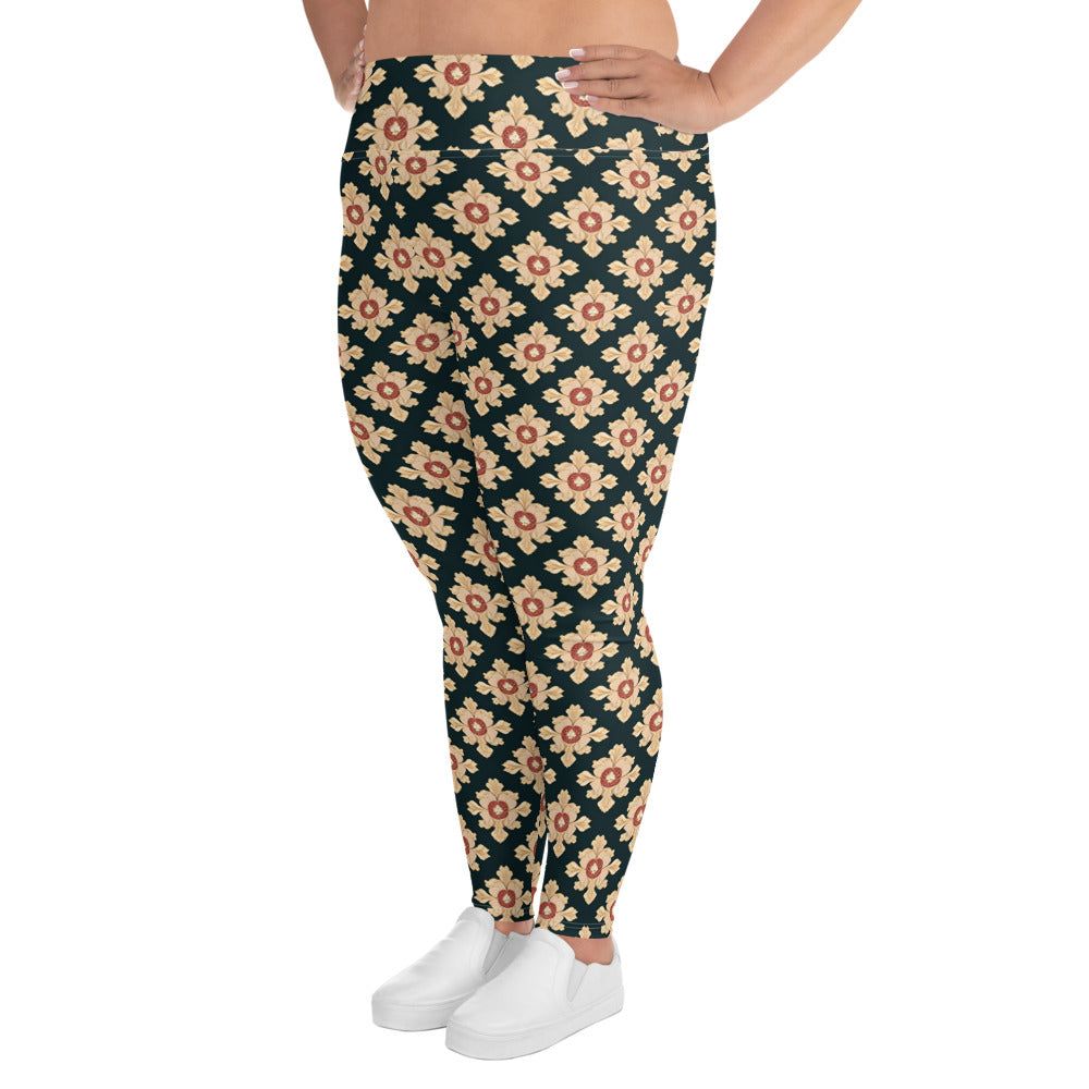 All-Over Print Plus Size Leggings